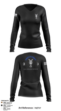 Apocalypse Platoon 49394201 Women's Long Sleeve V-neck Shirt - 107