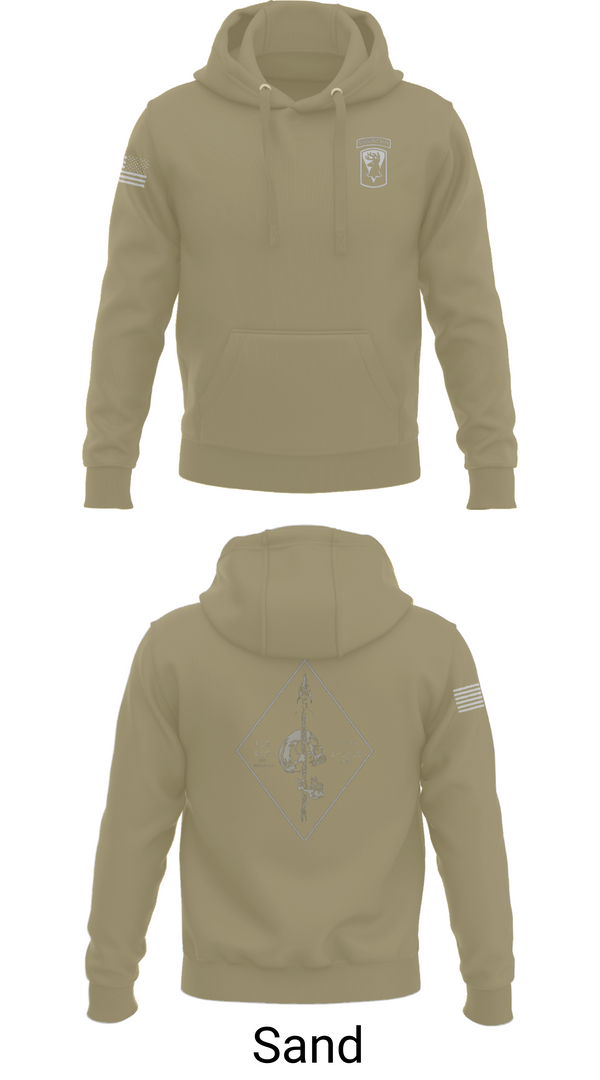 Hoodie, Chosen Co. 1-102D INF, Army, Teamtime, Team time, sublimation, custom sports apparel, team uniforms, spirit wear, spiritwear, sports uniforms, custom shirts, team store, custom team store, fundraiser sports, apparel fundraiser
