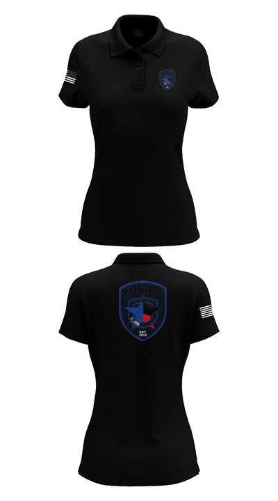 Cypress- Fairbanks ISD Police Department 56419862 Women's Short Sleeve Performance Polo  - 33