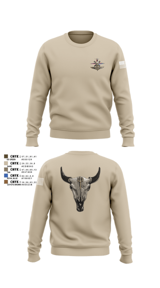Crew Neck Sweatshirt, Outlaw Platoon, , Teamtime, Team time, sublimation, custom sports apparel, team uniforms, spirit wear, spiritwear, sports uniforms, custom shirts, team store, custom team store, fundraiser sports, apparel fundraiser