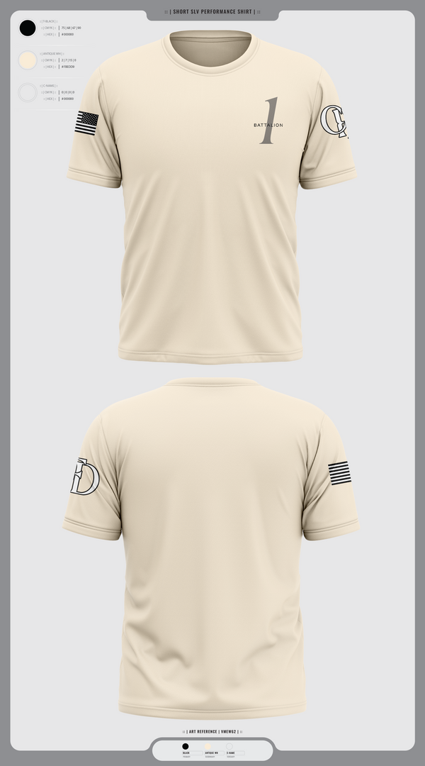 Short Sleeve Performance Shirt, Battalion 1, , Teamtime, Team time, sublimation, custom sports apparel, team uniforms, spirit wear, spiritwear, sports uniforms, custom shirts, team store, custom team store, fundraiser sports, apparel fundraiser