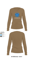 169th Maintenance Squadron 8743649 Women's Long Sleeve V-neck Shirt - 2