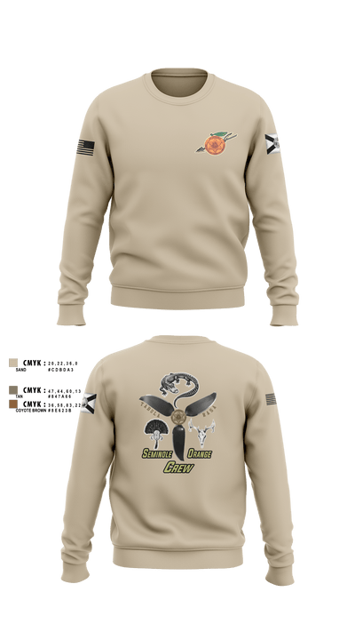 Seminole / Orange Crew 64181278 Crew Neck Sweatshirt - 7
