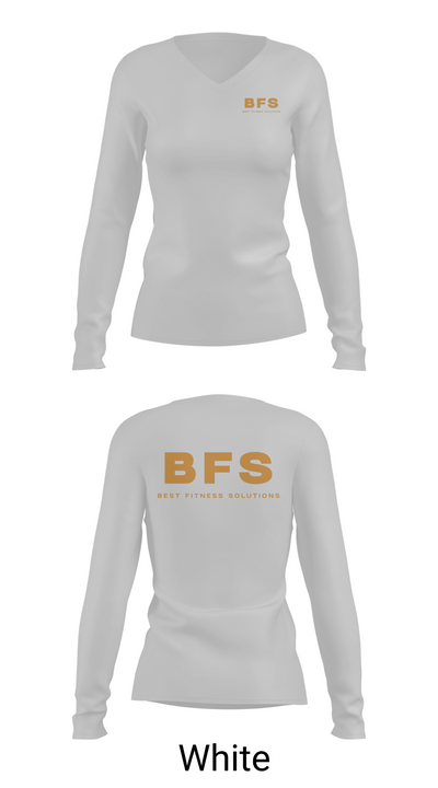 Best fitness solutions 75836808 Women's Long Sleeve V-neck Shirt - 16