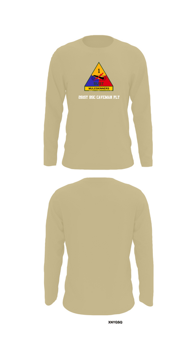 261st BSC CAVEMAN PLT 28746409 Long Sleeve Performance Shirt 92