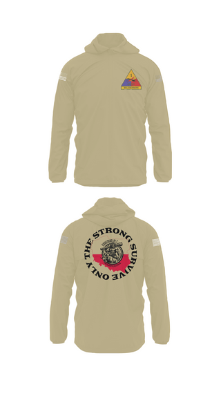 Windbreaker, 261st BSC CAVEMAN PLT, , Teamtime, Team time, sublimation, custom sports apparel, team uniforms, spirit wear, spiritwear, sports uniforms, custom shirts, team store, custom team store, fundraiser sports, apparel fundraiser