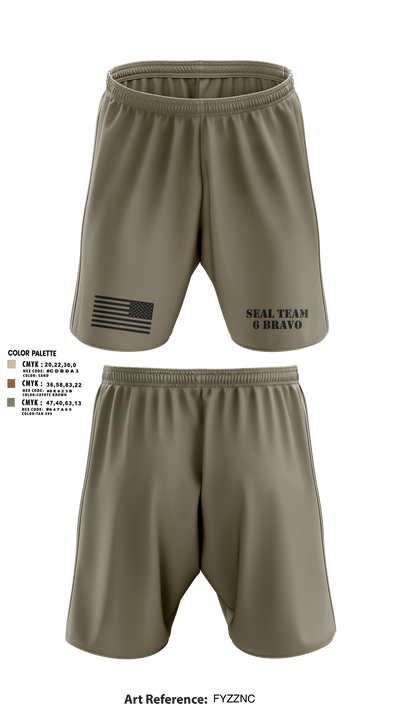 seal team 6 bravo 34362498 Athletic Shorts With Pockets - 3