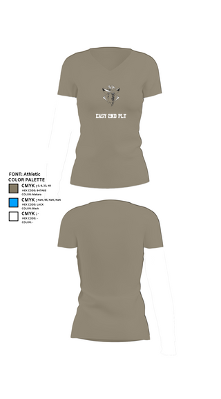 Womens Short Sleeve Vneck Shirt, Easy 2nd PLT, , Teamtime, Team time, sublimation, custom sports apparel, team uniforms, spirit wear, spiritwear, sports uniforms, custom shirts, team store, custom team store, fundraiser sports, apparel fundraiser
