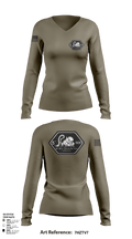 TCU Ranger Challenge 43130587 Women's Long Sleeve V-neck Shirt - 102