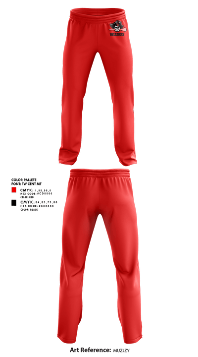 Wellesley High School Lacrosse 15192271 Sweatpants - 1