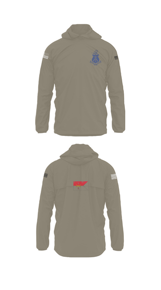 Windbreaker, Pershing Rifles Troop L-1, , Teamtime, Team time, sublimation, custom sports apparel, team uniforms, spirit wear, spiritwear, sports uniforms, custom shirts, team store, custom team store, fundraiser sports, apparel fundraiser