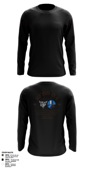 Long Sleeve Performance Shirt, KFOR34 Physical Therapy, Army, Teamtime, Team time, sublimation, custom sports apparel, team uniforms, spirit wear, spiritwear, sports uniforms, custom shirts, team store, custom team store, fundraiser sports, apparel fundraiser