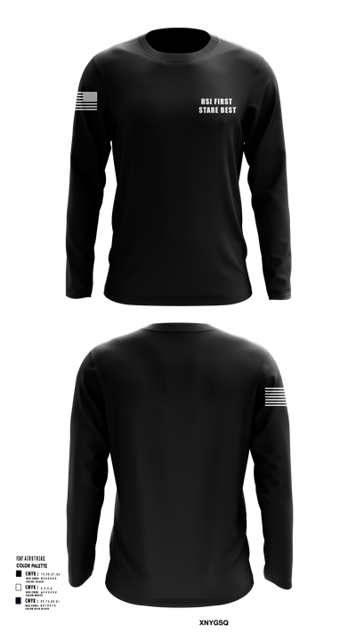 HSI First Stare BEST 75939314 Long Sleeve Performance Shirt 103