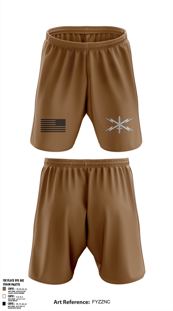 Athletic Shorts With Pockets, ECT-06, B Co., 11th Cyber Battalion, , Teamtime, Team time, sublimation, custom sports apparel, team uniforms, spirit wear, spiritwear, sports uniforms, custom shirts, team store, custom team store, fundraiser sports, apparel fundraiser
