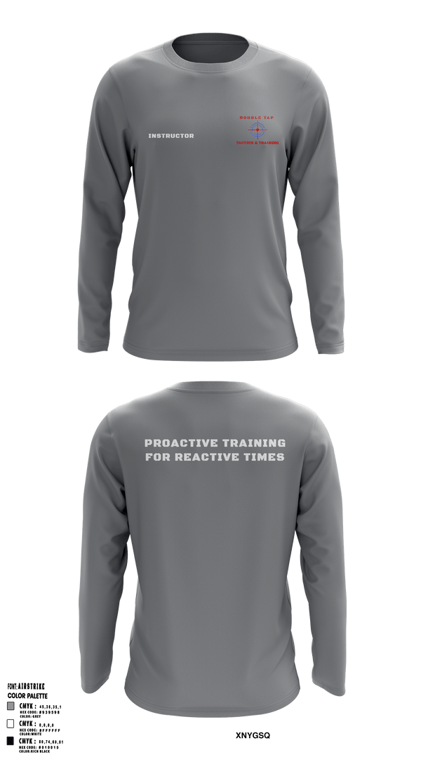 Long Sleeve Performance Shirt, Double Tap Tactics, , Teamtime, Team time, sublimation, custom sports apparel, team uniforms, spirit wear, spiritwear, sports uniforms, custom shirts, team store, custom team store, fundraiser sports, apparel fundraiser