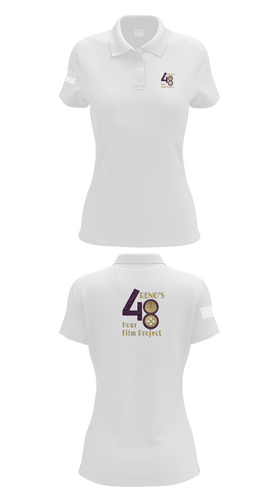48 Hour Film Project 51622161 Women's Short Sleeve Performance Polo  - 17