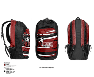 Gear Bag, Concord Raiders, Wrestling, Teamtime, Team time, sublimation, custom sports apparel, team uniforms, spirit wear, spiritwear, sports uniforms, custom shirts, team store, custom team store, fundraiser sports, apparel fundraiser