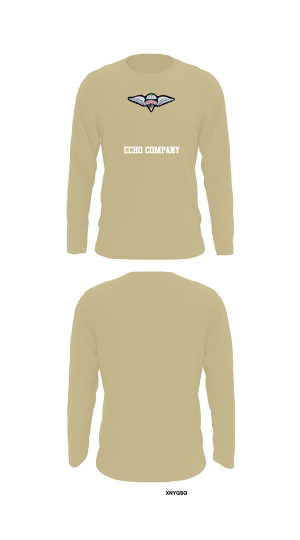 Long Sleeve Performance Shirt, Echo Company, , Teamtime, Team time, sublimation, custom sports apparel, team uniforms, spirit wear, spiritwear, sports uniforms, custom shirts, team store, custom team store, fundraiser sports, apparel fundraiser