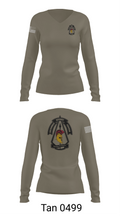 Detachment 9 76863911 Women's Long Sleeve V-neck Shirt - 77