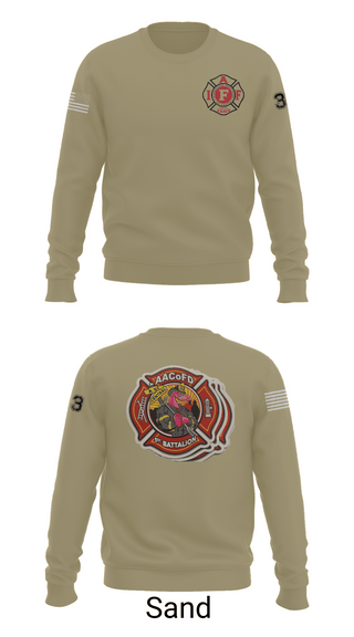 Crew Neck Sweatshirt, Glen Burnie, Fire Department, Teamtime, Team time, sublimation, custom sports apparel, team uniforms, spirit wear, spiritwear, sports uniforms, custom shirts, team store, custom team store, fundraiser sports, apparel fundraiser