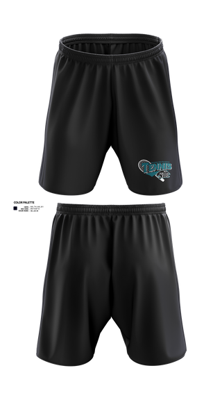 Athletic Shorts With Pockets, Bonney Lake Panthers Tennis, Tennis, Teamtime, Team time, sublimation, custom sports apparel, team uniforms, spirit wear, spiritwear, sports uniforms, custom shirts, team store, custom team store, fundraiser sports, apparel fundraiser