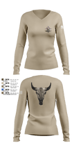 VP-26 Aircrew Association 18137881 Women's Long Sleeve V-neck Shirt - 6