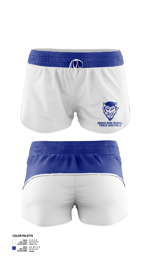 Track Shorts, Sedan High School Track and Field, Track & Field, Teamtime, Team time, sublimation, custom sports apparel, team uniforms, spirit wear, spiritwear, sports uniforms, custom shirts, team store, custom team store, fundraiser sports, apparel fundraiser