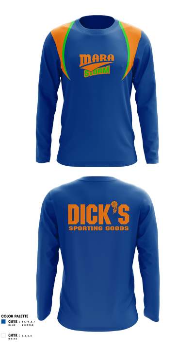Mara Track & Field Long Sleeve Performance Shirt 4
