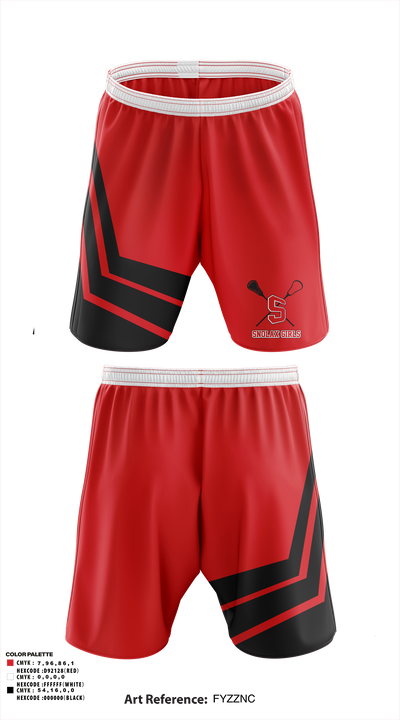 Snolax Girls 54675167 Athletic Shorts With Pockets - 1