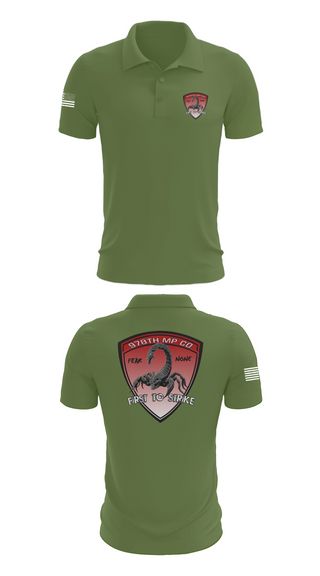 Short Sleeve Performance Polo, 978th Military Police Company, , Teamtime, Team time, sublimation, custom sports apparel, team uniforms, spirit wear, spiritwear, sports uniforms, custom shirts, team store, custom team store, fundraiser sports, apparel fundraiser