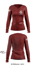 439th MMB 38467463 Women's Long Sleeve V-neck Shirt - 107