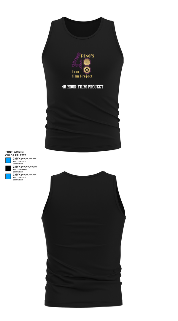 Tank Top, 48 Hour Film Project, , Teamtime, Team time, sublimation, custom sports apparel, team uniforms, spirit wear, spiritwear, sports uniforms, custom shirts, team store, custom team store, fundraiser sports, apparel fundraiser
