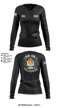 3ID G6 Helpdesk 95393067 Women's Long Sleeve V-neck Shirt - 107