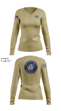 Caroline Detention Facility 57088253 Women's Long Sleeve V-neck Shirt - 3
