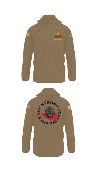 Windbreaker, 261st BSC CAVEMAN PLT, , Teamtime, Team time, sublimation, custom sports apparel, team uniforms, spirit wear, spiritwear, sports uniforms, custom shirts, team store, custom team store, fundraiser sports, apparel fundraiser