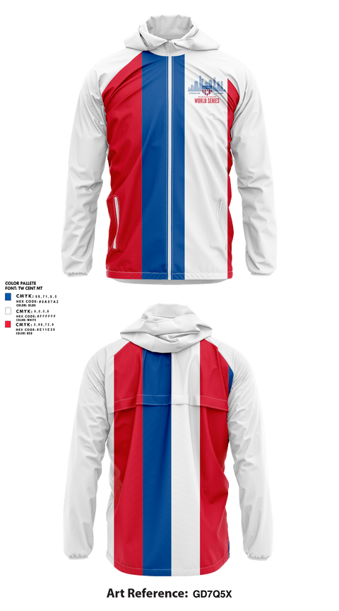 Windbreaker, Chicago Suburban Baseball League, Baseball, Teamtime, Team time, sublimation, custom sports apparel, team uniforms, spirit wear, spiritwear, sports uniforms, custom shirts, team store, custom team store, fundraiser sports, apparel fundraiser