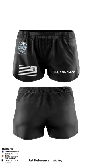 Ranger Panties, HQ, 95th CM CO, Army, Teamtime, Team time, sublimation, custom sports apparel, team uniforms, spirit wear, spiritwear, sports uniforms, custom shirts, team store, custom team store, fundraiser sports, apparel fundraiser