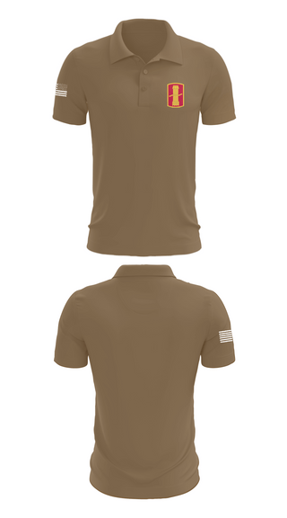 Short Sleeve Performance Polo, 197th field artillery brigade, , Teamtime, Team time, sublimation, custom sports apparel, team uniforms, spirit wear, spiritwear, sports uniforms, custom shirts, team store, custom team store, fundraiser sports, apparel fundraiser