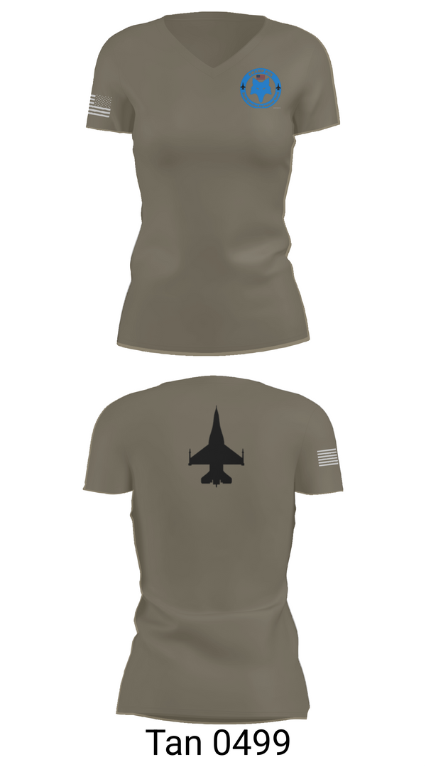 Womens Short Sleeve Vneck Shirt, 169th Maintenance Squadron, , Teamtime, Team time, sublimation, custom sports apparel, team uniforms, spirit wear, spiritwear, sports uniforms, custom shirts, team store, custom team store, fundraiser sports, apparel fundraiser