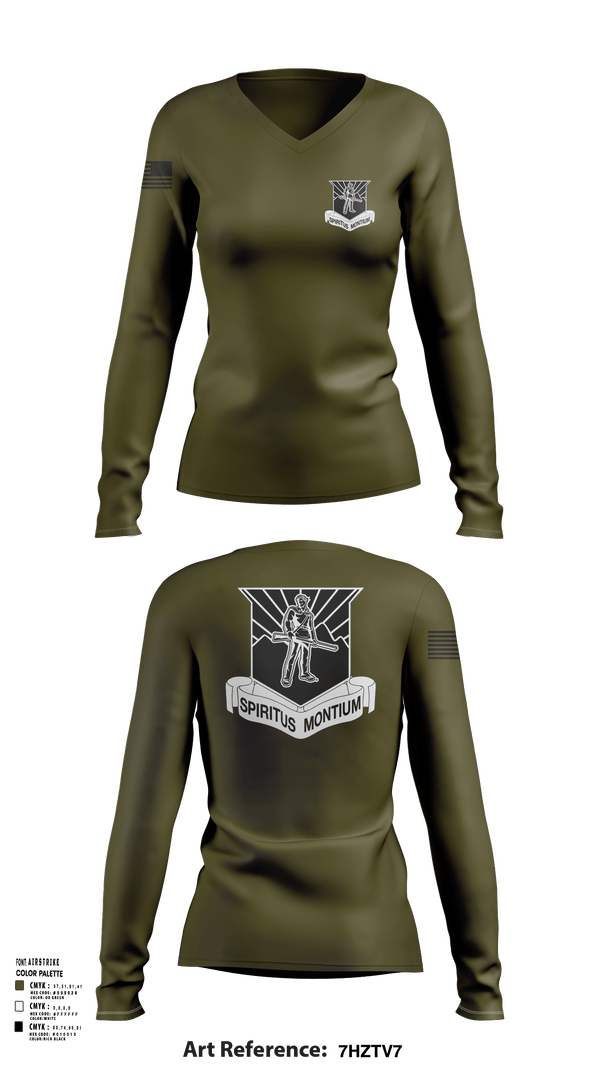 Womens Long Sleeve Vneck Shirt, WVU AROTC, , Teamtime, Team time, sublimation, custom sports apparel, team uniforms, spirit wear, spiritwear, sports uniforms, custom shirts, team store, custom team store, fundraiser sports, apparel fundraiser