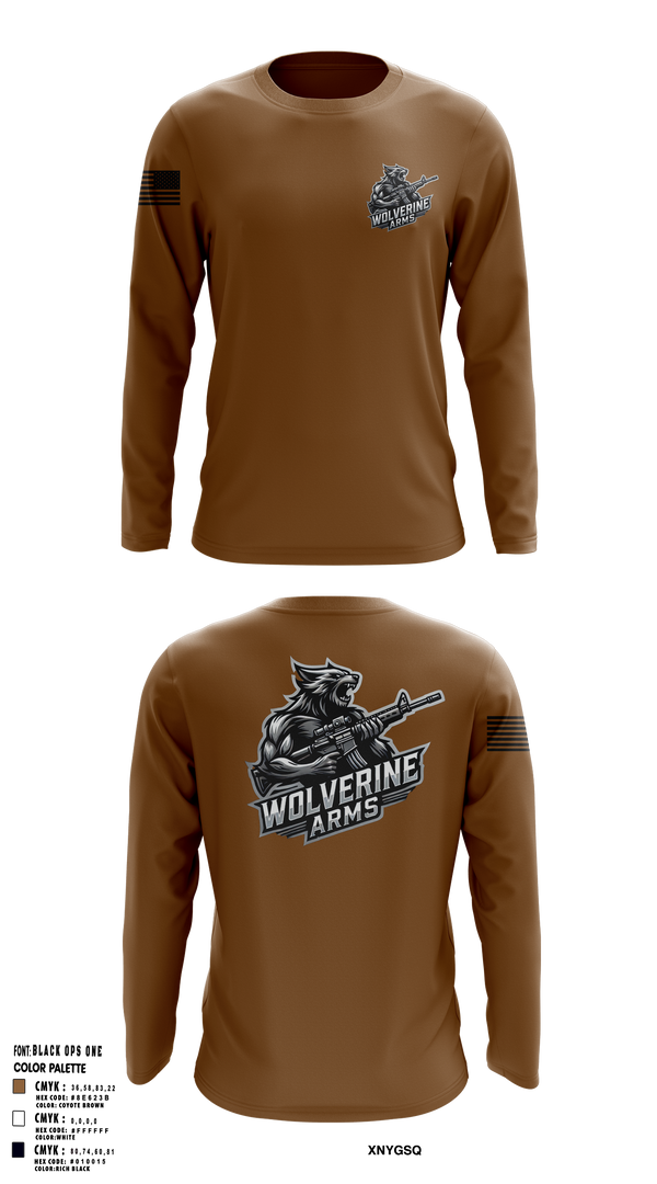 Long Sleeve Performance Shirt, Wolverine Arms, , Teamtime, Team time, sublimation, custom sports apparel, team uniforms, spirit wear, spiritwear, sports uniforms, custom shirts, team store, custom team store, fundraiser sports, apparel fundraiser