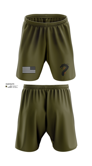 Athletic Shorts With Pockets, 4-9 Infantry 4/2SBCT, , Teamtime, Team time, sublimation, custom sports apparel, team uniforms, spirit wear, spiritwear, sports uniforms, custom shirts, team store, custom team store, fundraiser sports, apparel fundraiser