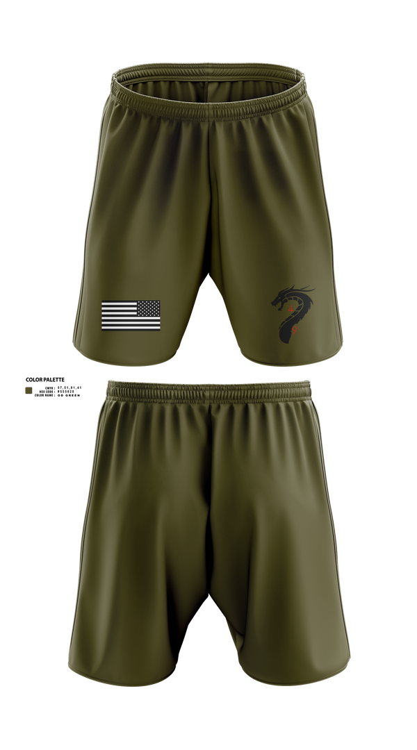 Athletic Shorts With Pockets, 4-9 Infantry 4/2SBCT, , Teamtime, Team time, sublimation, custom sports apparel, team uniforms, spirit wear, spiritwear, sports uniforms, custom shirts, team store, custom team store, fundraiser sports, apparel fundraiser
