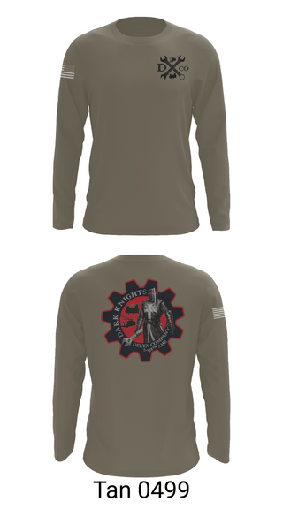 Long Sleeve Performance Shirt, D Co. 2-158th AHB, , Teamtime, Team time, sublimation, custom sports apparel, team uniforms, spirit wear, spiritwear, sports uniforms, custom shirts, team store, custom team store, fundraiser sports, apparel fundraiser