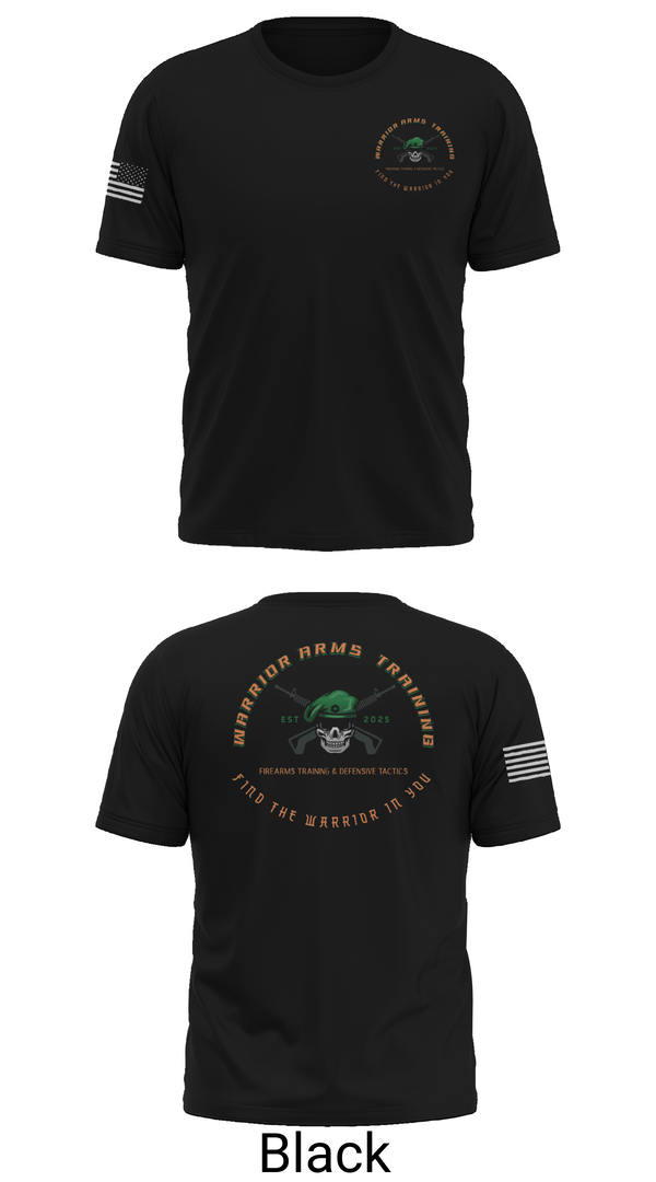 Old School Cotton Feel Shirt, Warrior Arms Training, , Teamtime, Team time, sublimation, custom sports apparel, team uniforms, spirit wear, spiritwear, sports uniforms, custom shirts, team store, custom team store, fundraiser sports, apparel fundraiser