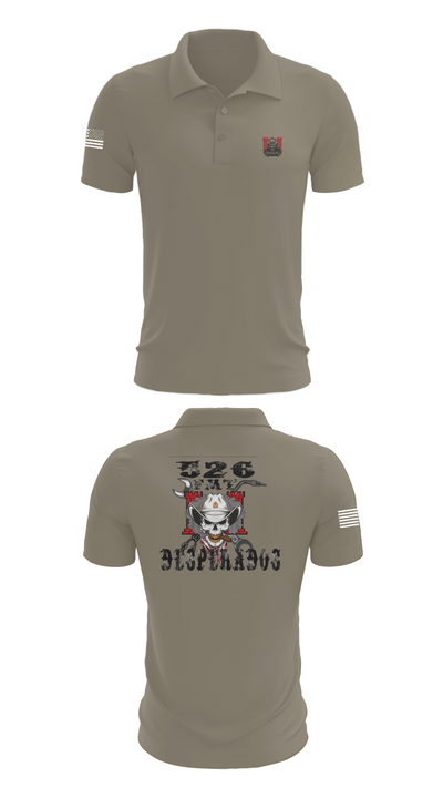 526th ECC Desperados FMT 5277023 Short Sleeve Performance Polo - 67