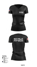50 Mile March 87874734 Women's Short Sleeve V-neck Shirt - 1