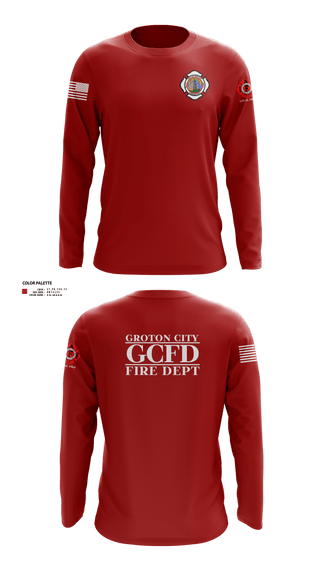 Long Sleeve Performance Shirt, Groton City Fire Department, , Teamtime, Team time, sublimation, custom sports apparel, team uniforms, spirit wear, spiritwear, sports uniforms, custom shirts, team store, custom team store, fundraiser sports, apparel fundraiser