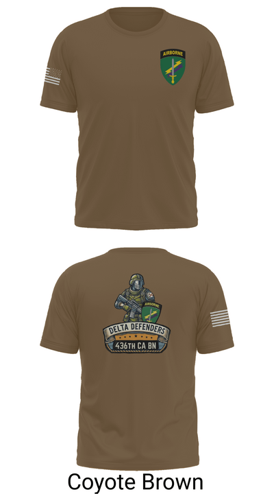 D Co 436th CA BN 62553628 Short Sleeve Performance Shirt - 16