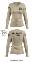 B3 RSP 24367888 Women's Long Sleeve V-neck Shirt - 2
